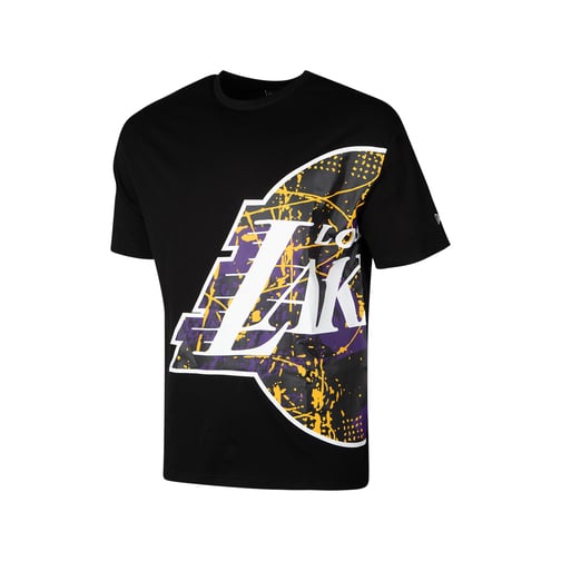 Men's Hoodie New Era Official Sweatshirt La Lakers NBA Infill Team Logo Gray